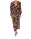 Taj By Sabrina Crippa Lauren Cover Up In High Summer Color Folage In Multi