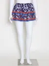 Taj By Sabrina Crippa Ruda Skirt In Paisley White In Multi