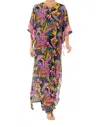 Taj By Sabrina Crippa Viola Dress In High Summer Color Folage In Multi