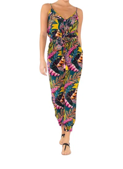 Taj By Sabrina Crippa Zizia Pants In High Summer Color Folage In Multi