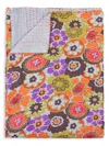 Taj Hotel Kantha Cotton Throw In Neutral