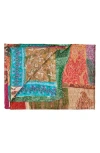 Taj Hotel Kantha Silk Blend Throw Blanket In Multi