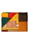 Taj Hotel Kantha Silk Blend Throw Blanket In Multi