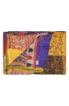 Taj Hotel Kantha Silk Blend Throw Blanket In Multi