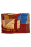 Taj Hotel Kantha Silk Blend Throw Blanket In Multi