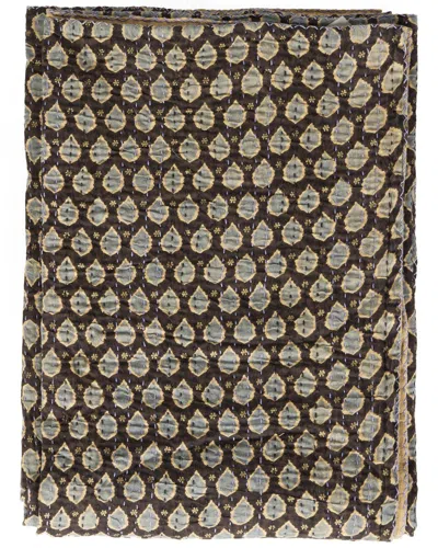 TAJ HOTEL NATURAL GROUP KANTHA COTTON THROW