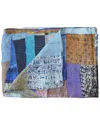 Taj Hotel Natural Group Kantha Silk Throw In Blue