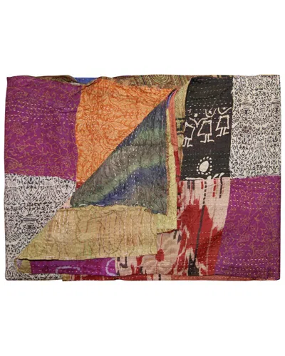 TAJ HOTEL NATURAL GROUP KANTHA SILK THROW