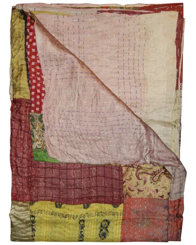 TAJ HOTEL NATURAL GROUP KANTHA SILK THROW