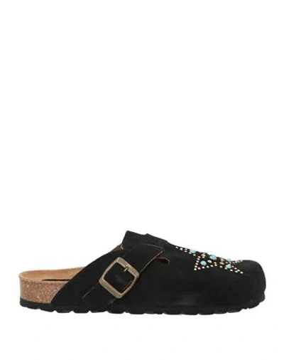 Taji Woman Mules & Clogs Black Size 8 Leather