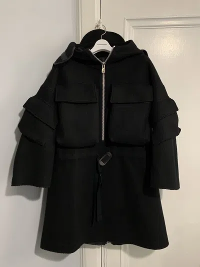 Pre-owned Takahiromiyashita The Soloist Aw17 Monster Parka In Black