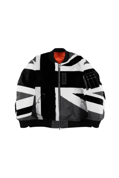 TAKAHIROMIYASHITA THE SOLOIST BACK GUSSET SLEEVE FLIGHT JACKET (UNION JACK) MULTI