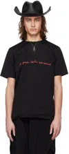 Takahiromiyashita The Soloist Black 'a Martini Shaken Not Stirred' T-shirt In Black