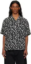 Takahiromiyashita The Soloist Black & Gray Leopard Shirt