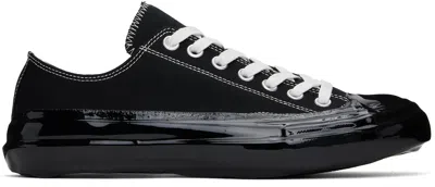 Takahiromiyashita The Soloist Black Basketball Sneakers In Black X Black