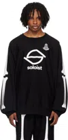 Takahiromiyashita The Soloist Black Bone Type02 Sweatshirt In Black X White