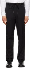 Takahiromiyashita The Soloist Black Convertible Trousers In Black