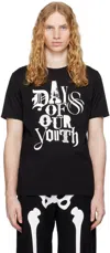 Takahiromiyashita The Soloist Black 'days Of Our Youth' T-shirt In Black