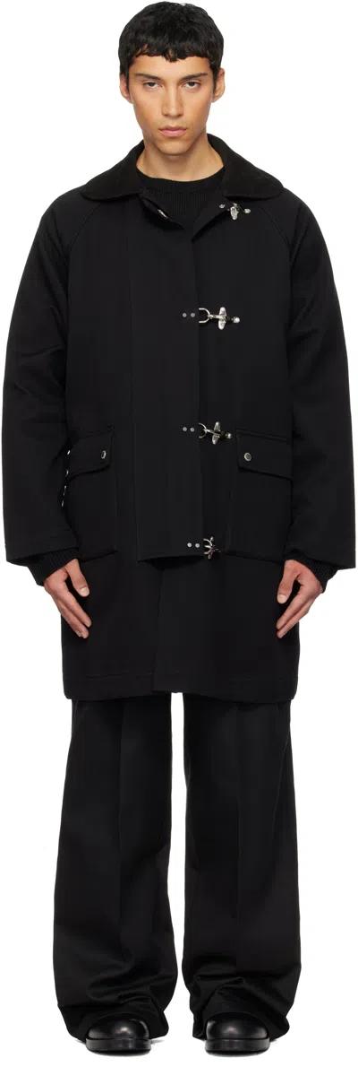 Takahiromiyashita The Soloist Black Fireman Coat