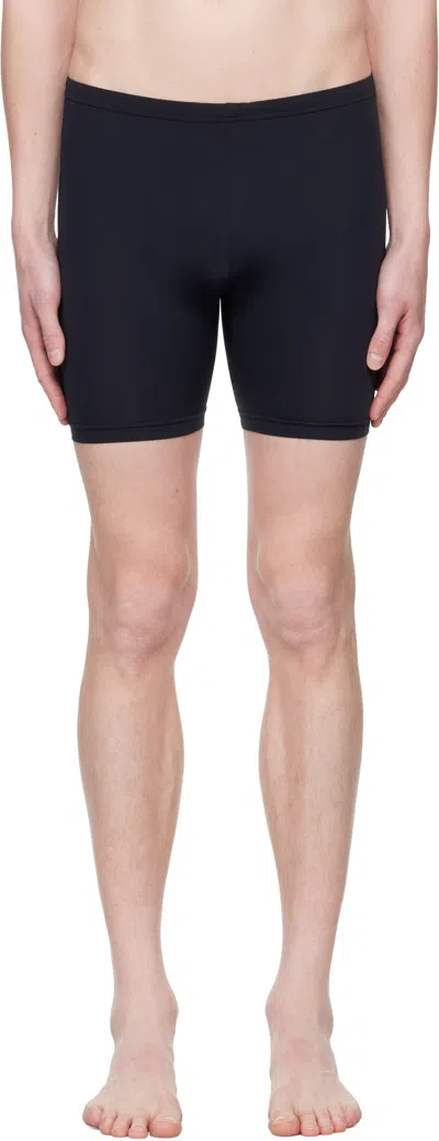Takahiromiyashita The Soloist Black Jersey Swim Shorts