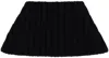 Takahiromiyashita The Soloist Black Mock Neck Scarf In Black