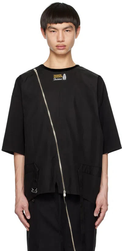 Takahiromiyashita The Soloist Black Odd Vest