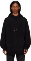 Takahiromiyashita The Soloist Black Oversized Hoodie In Black