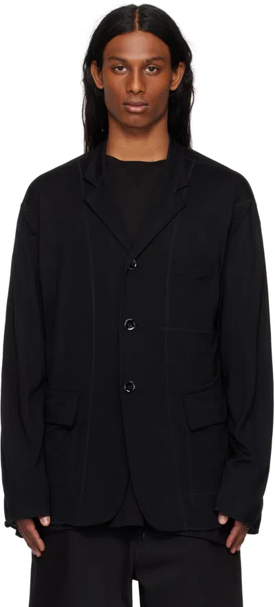 Takahiromiyashita The Soloist Black Pajama Blazer
