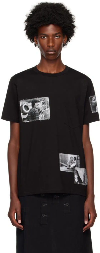 Takahiromiyashita The Soloist Black Photo Patch T-shirt