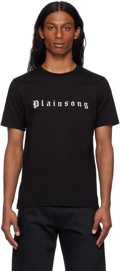 Takahiromiyashita The Soloist Black 'plainsong' T-shirt