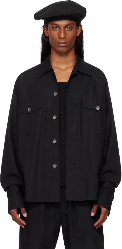 Takahiromiyashita The Soloist Black Smokey Type 01 Overshirt
