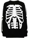Takahiromiyashita The Soloist Black Bone Type01 Hoodie In Black