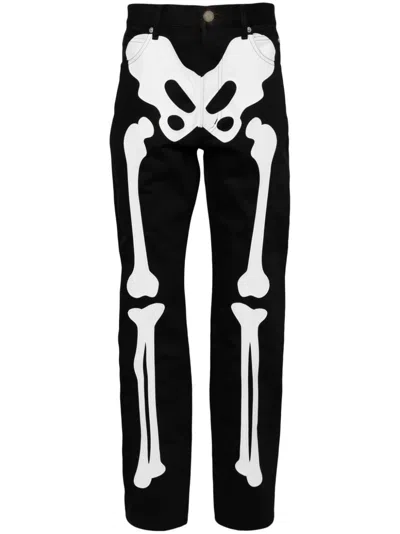 TAKAHIROMIYASHITA THE SOLOIST SKELETON-PRINT JEANS