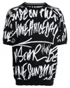Takahiromiyashita The Soloist Graffiti-print Short-sleeve Jumper