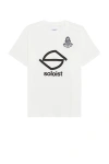 Takahiromiyashita The Soloist S Logo And Bone Emblem Pocket Tee In White