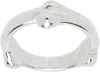 Takahiromiyashita The Soloist Silver Bone Shaped Band Ring In Silver