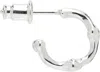 Takahiromiyashita The Soloist Silver Bone Shaped S Single Earring In Silver