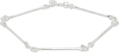 Takahiromiyashita The Soloist Silver L Skeleton Bone Bracelet