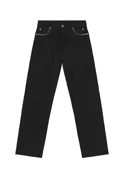 Takahiromiyashita The Soloist Studs Loose Fit Jeans In Black