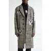 Takahiromiyashita The Soloist Takahiromiyashita Thesoloist. Chesterfield Houndstooth Wool Coat In Grencheck
