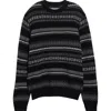 Takahiromiyashita The Soloist Takahiromiyashita Thesoloist. Fair Isle Wool Creweck Sweater In Black