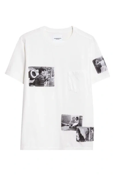 Takahiromiyashita The Soloist Takahiromiyashita Thesoloist. Joseph Szabo Photo Patch Cotton Pocket T-shirt In White