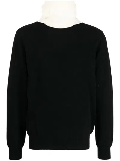 Takahiromiyashita The Soloist Turtle Neck Jumper In Schwarz