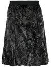 Takahiromiyashita The Soloist X Disney Mickey Mouse-print Skirt In Black