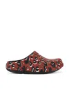 Takahiromiyashita The Soloist X Offos Leopard Clog In Red