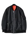 Takahiromiyashita The Soloist Back Gusset Sleeve Flight Jacket Black