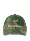 CAMOUFLAGE-PRINT EMBROIDERED CAP