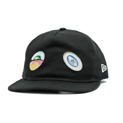 Pre-owned Takashi Murakami Eyes Snapback In Black