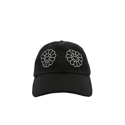 Pre-owned Takashi Murakami Flower Hat In Black