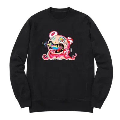 Pre-owned Takashi Murakami Graduate Crewneck Sweatshirt In Black